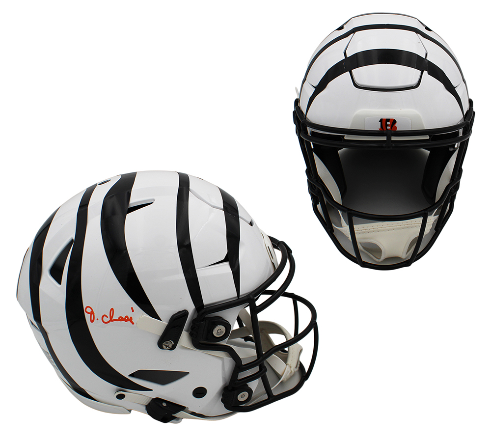 Ja'Marr Chase Signed Cincinnati Bengals Speed Flex Authentic Alternate NFL Helmet