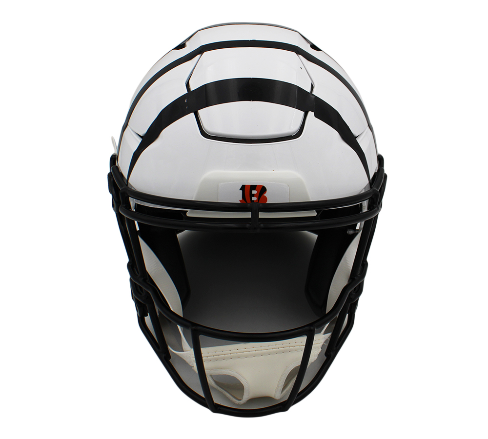 Ja'Marr Chase Signed Cincinnati Bengals Speed Flex Authentic Alternate NFL Helmet - Image 3