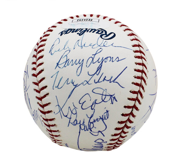 Davey Johnson, Dwight Gooden and Darryl Strawberry Signed New York Mets Rawlings Official Major League MLB Baseball with 20 Additional Signatures - Image 6