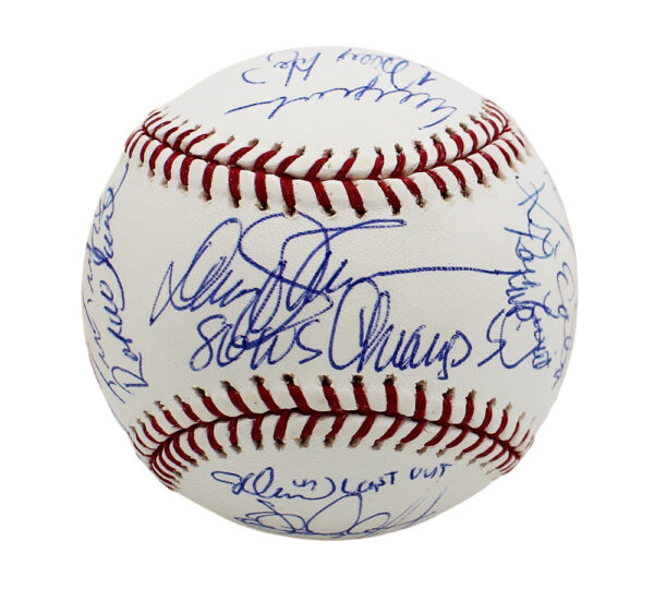Davey Johnson, Dwight Gooden and Darryl Strawberry Signed New York Mets Rawlings Official Major League MLB Baseball with 20 Additional Signatures