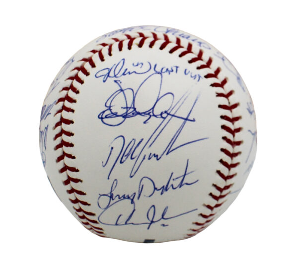 Davey Johnson, Dwight Gooden and Darryl Strawberry Signed New York Mets Rawlings Official Major League MLB Baseball with 20 Additional Signatures - Image 4