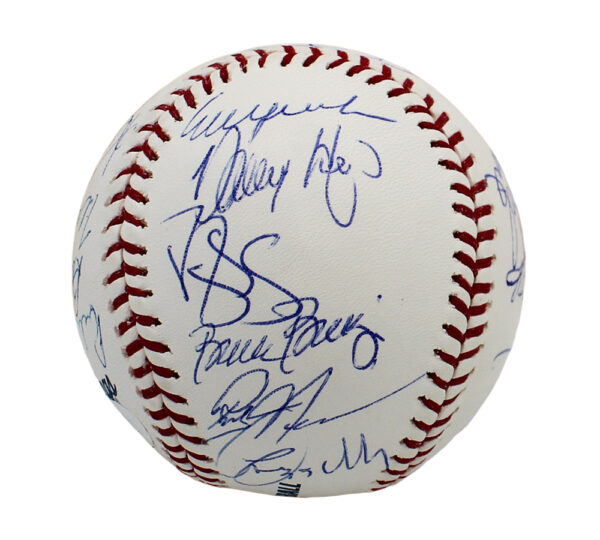 Davey Johnson, Dwight Gooden and Darryl Strawberry Signed New York Mets Rawlings Official Major League MLB Baseball with 20 Additional Signatures - Image 2