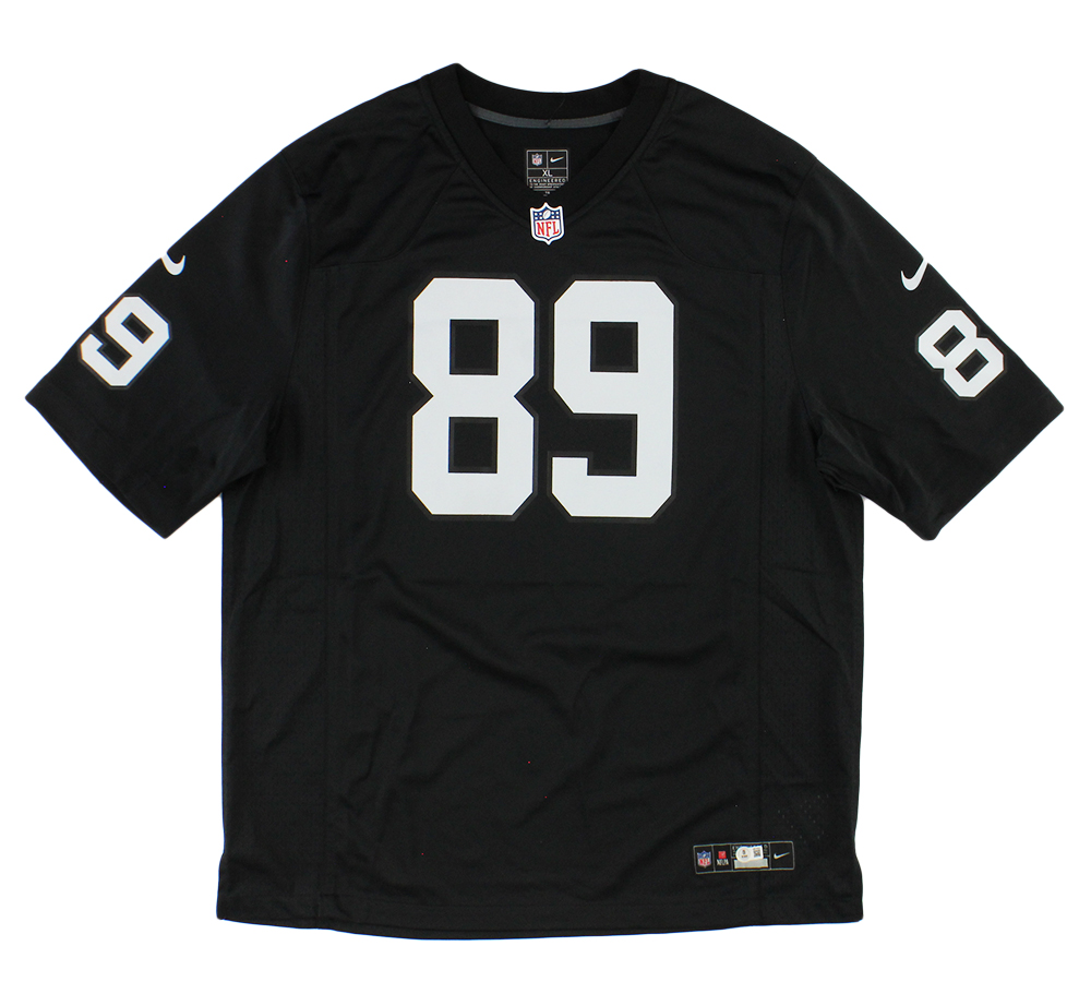 Brock Bowers Signed Las Vegas Raiders Nike Game Black Jersey - Image 3