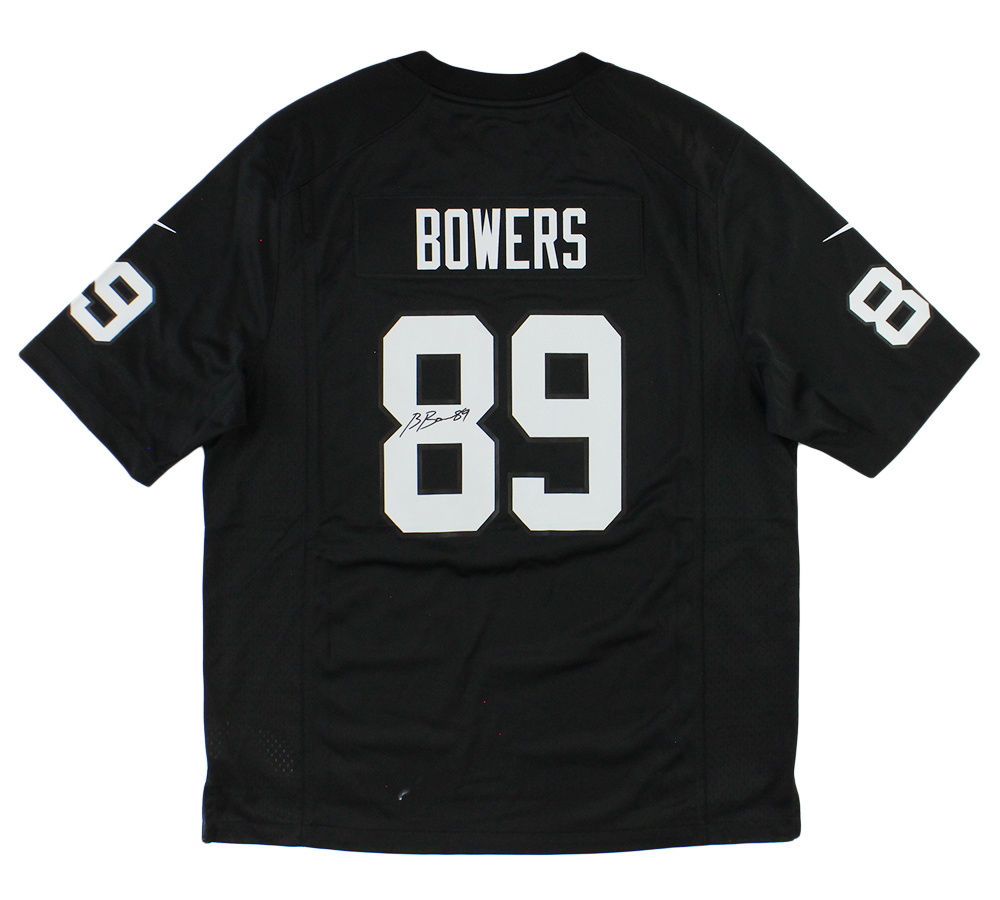 Brock Bowers Signed Las Vegas Raiders Nike Game Black Jersey