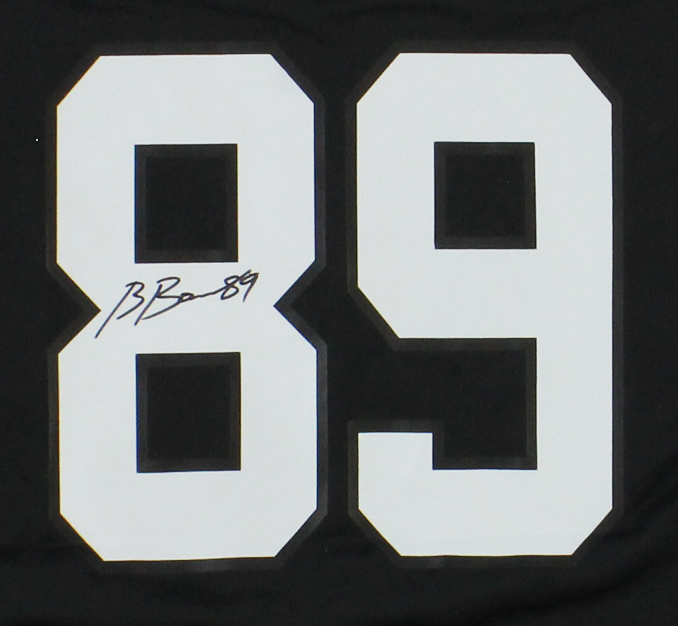 Brock Bowers Signed Las Vegas Raiders Nike Game Black Jersey - Image 2