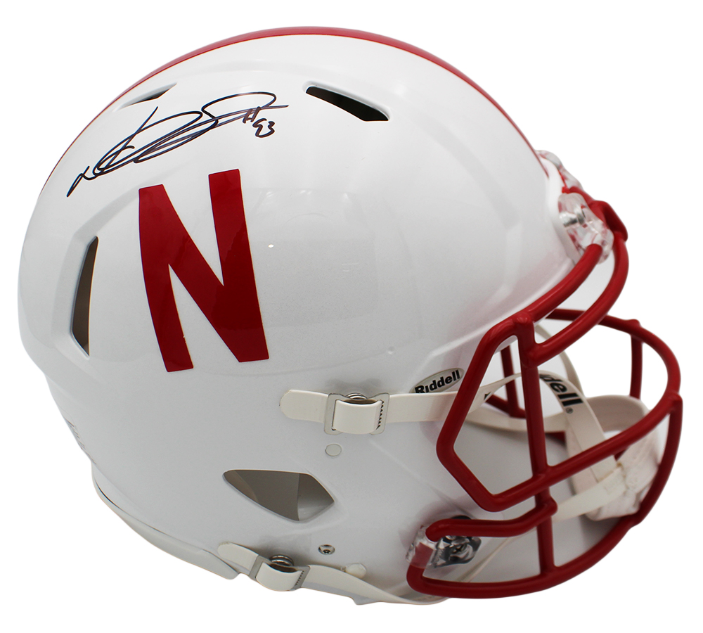 Ndamokung Suh Signed Nebraska Cornhuskers Speed Authentic NCAA Helmet - Radtke Sports Authenticated - Image 2