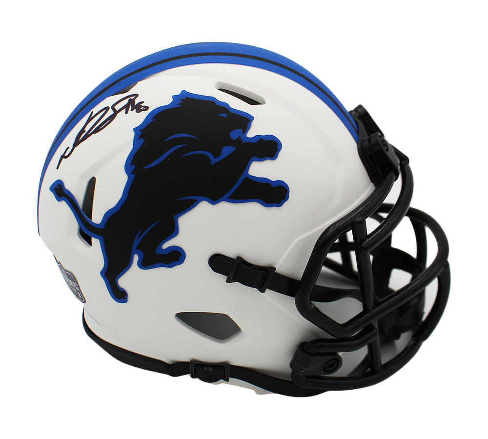 Ndamokung Suh Signed Detroit Lions Speed Lunar NFL Mini Helmet - Radtke Sports Authenticated - Image 2