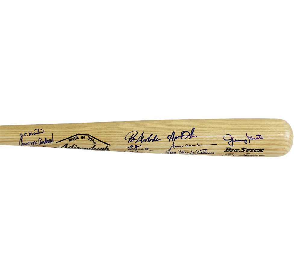 Tom Seaver, Nolan Ryan Multi-Signed New York Mets Adirondack Tom Seaver Edition 1969 World Series Champions Blonde MLB Bat with 21 Additional Signatures - Image 5