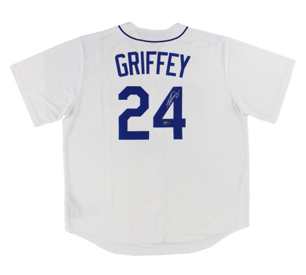 Ken Griffey Jr. Signed Seattle Mariners Nike Cooperstown Throwback White MLB Jersey