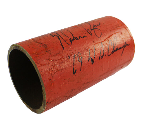 Nolan Ryan Signed New York Mets Shea Stadium Foul Pole #1 with "'69 W.S. Champs" Inscription - Image 4