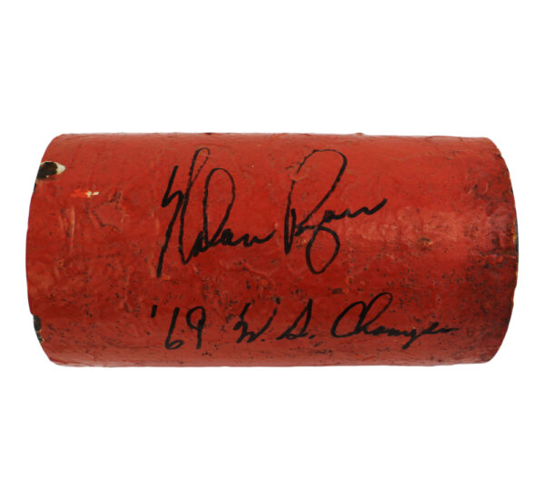 Nolan Ryan Signed New York Mets Shea Stadium Foul Pole #2 with "'69 W.S. Champs" Inscription