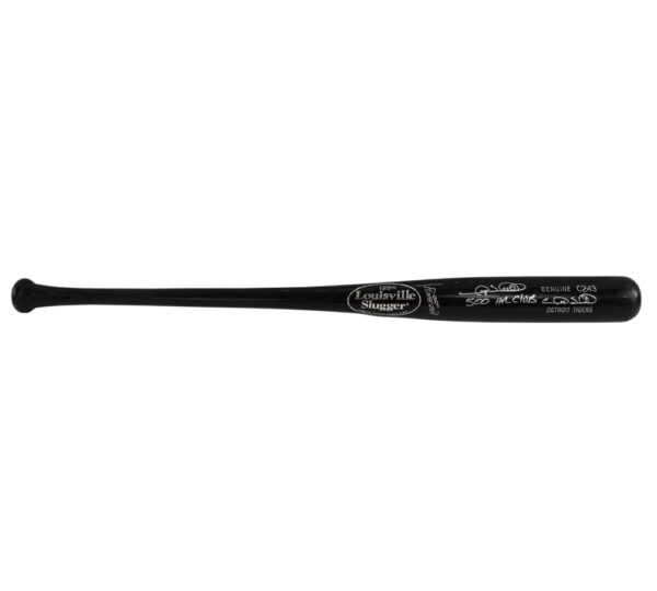 Gary Sheffield Signed New York Yankees Louisville Slugger Black MLB Bat with "500 HR Club" Inscription - Image 3