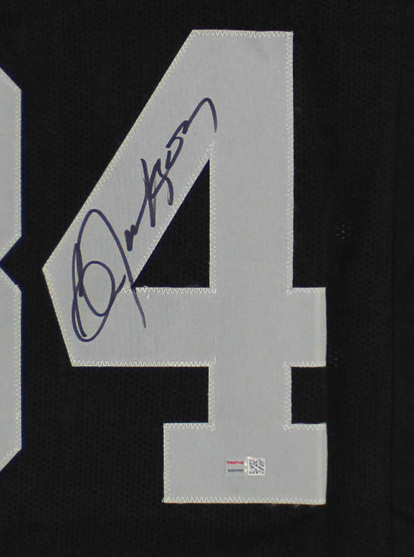 Bo Jackson Signed Los Angeles Custom Black Jersey - Image 2