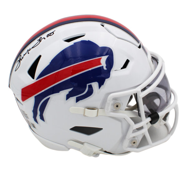 Thurman Thomas Signed Buffalo Bills Speed Flex Mid-Size NFL Midi Helmet - Image 3