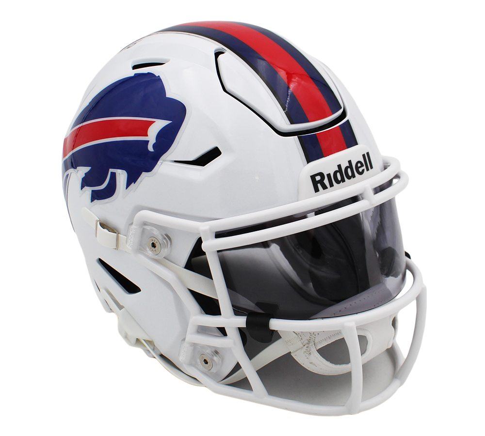 Thurman Thomas Signed Buffalo Bills Speed Flex Mid-Size NFL Midi Helmet - Image 2