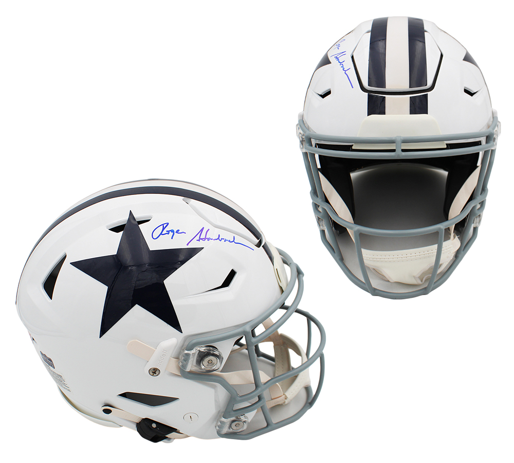 Roger Staubach Signed Dallas Cowboys Speed Flex Authentic Throwback 1960-63 NFL Helmet