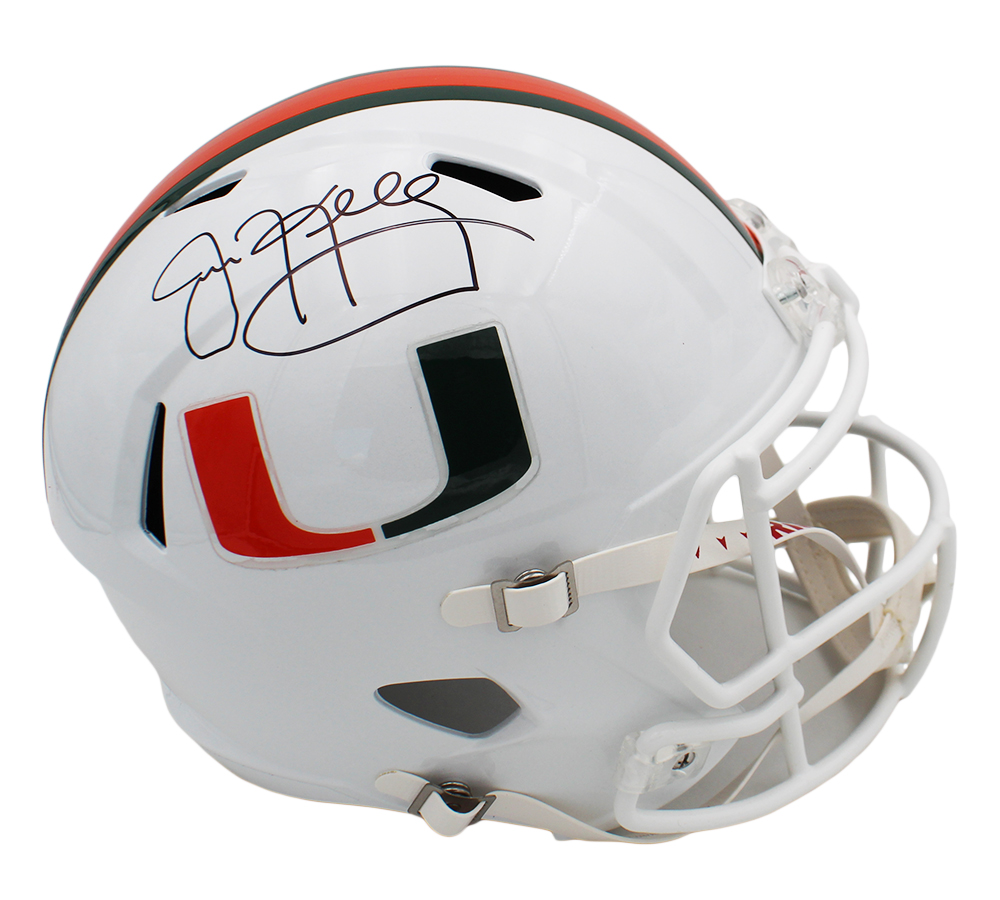 Jim Kelly Signed Miami Hurricanes Speed Full Size NCAA Helmet