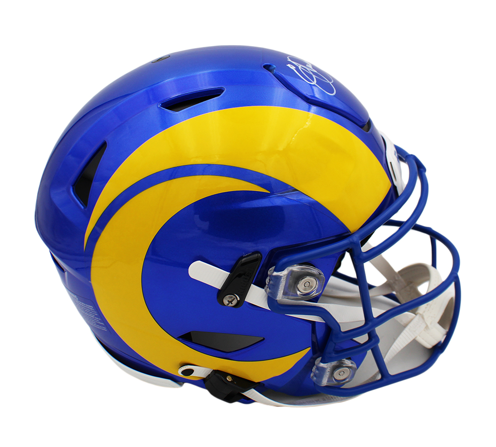 Eric Dickerson Signed Los Angeles Rams Speed Flex Authentic NFL Helmet - Image 3