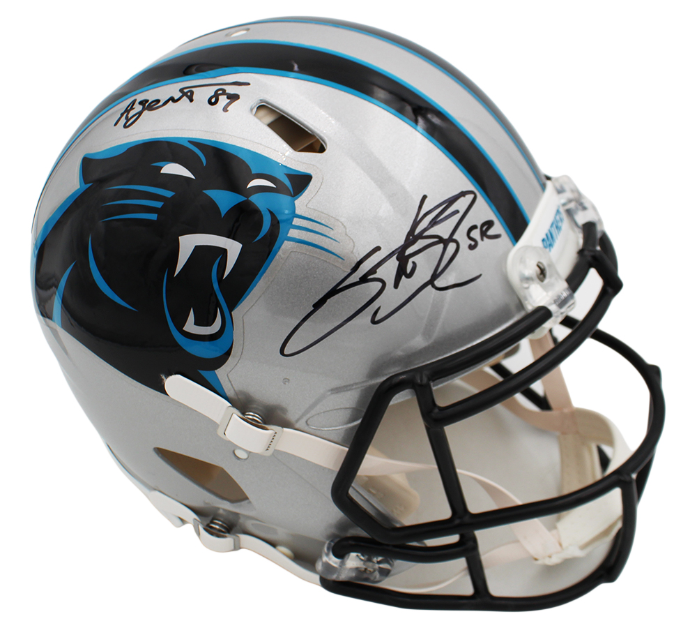 Steve Smith Sr. Signed Carolina Panthers Speed Authentic NFL Helmet With "Agent 89" Inscription