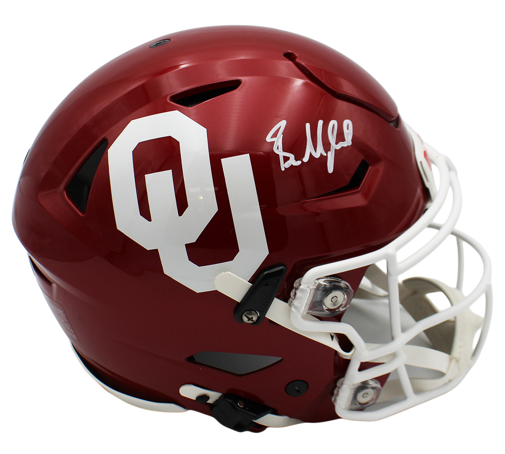 Baker Mayfield Signed Oklahoma Sooners SpeedFlex Authentic NCAA Helmet - Image 2