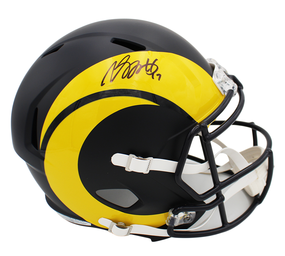 Davante Adams Signed Los Angeles Rams Speed Full Size Rivalries NFL ...