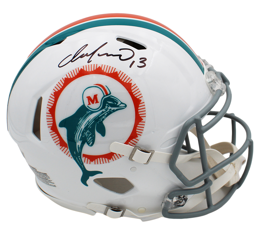 Dan Marino Signed Miami Dolphins Speed Authentic Tribute NFL Helmet