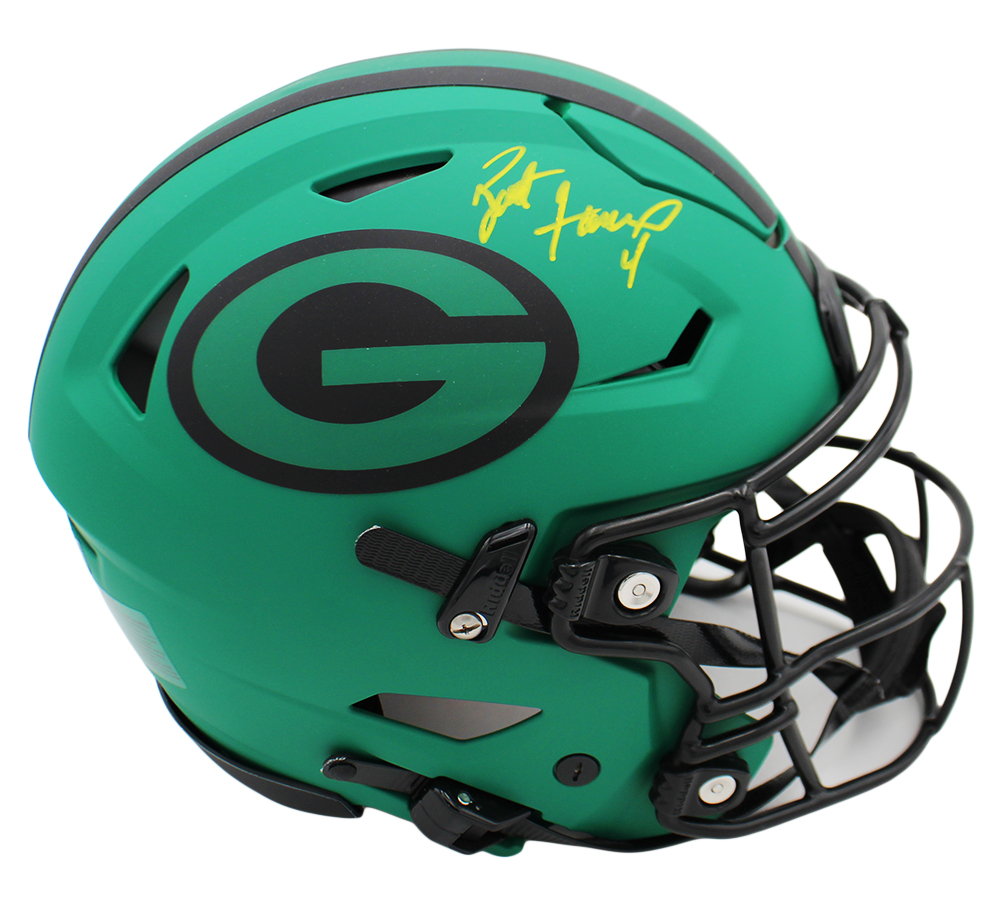 Brett Favre Signed Green Bay Packers Speed Flex Authentic Rave NFL ...