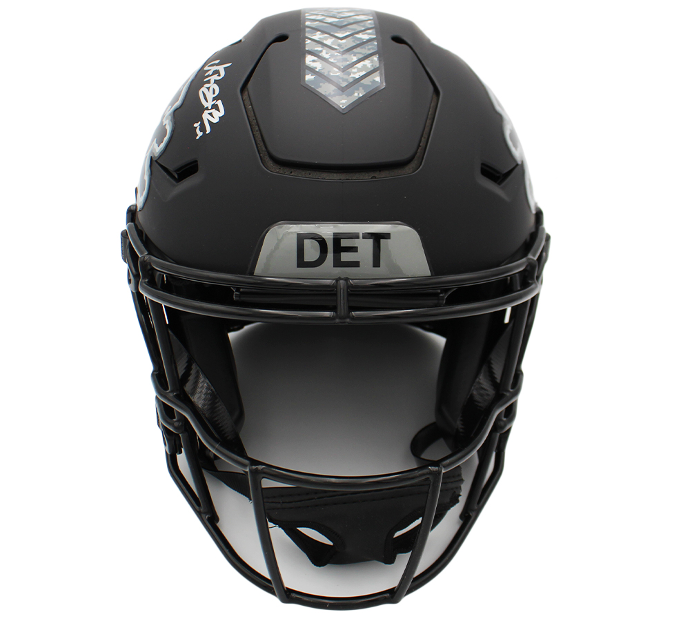 Amon-Ra St. Brown Signed Detroit Lions Speed Flex Authentic STS5 NFL Helmet - Beckett Authenticated - Image 3