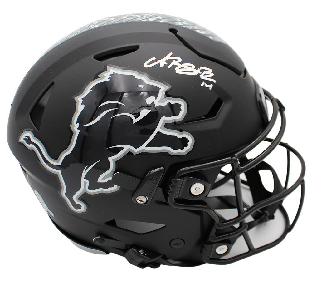 Amon-Ra St. Brown Signed Detroit Lions Speed Flex Authentic STS5 NFL Helmet - Beckett Authenticated - Image 2