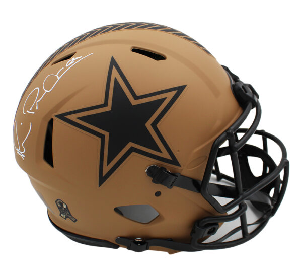 Michael Irvin Signed Dallas Cowboys Speed Authentic Salute to Service 2 ...