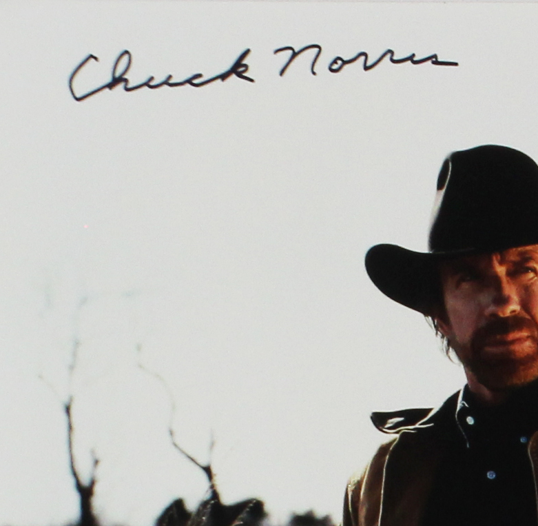 Chuck Norris Signed Unframed 11x14 Standing in the Field Photo - Image 2
