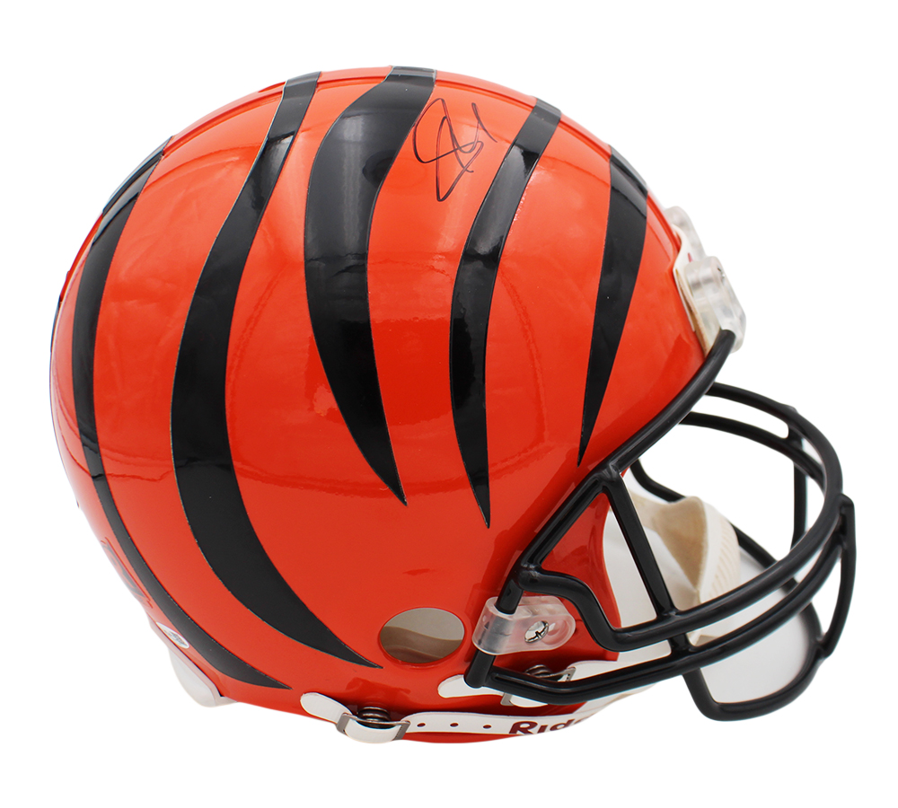 Andy Dalton & Carson Palmer Signed Cincinnati Bengals VSR4 Authentic NFL Helmet - Image 3