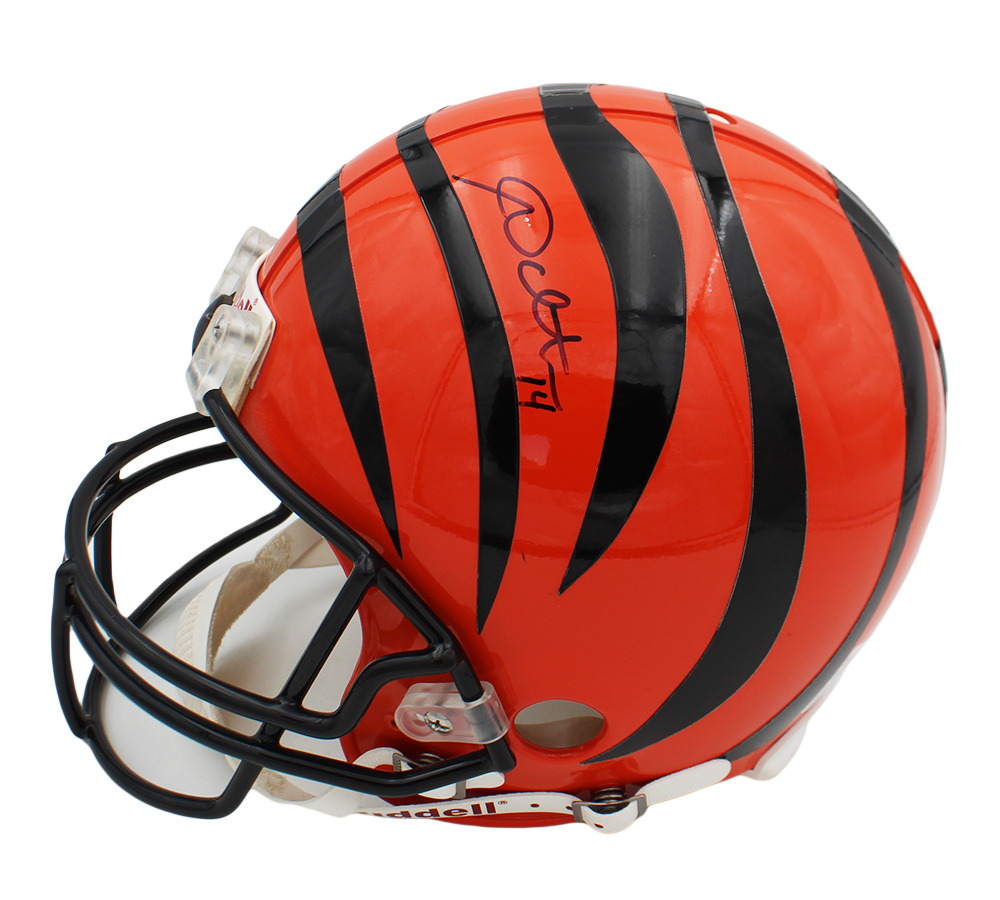 Andy Dalton & Carson Palmer Signed Cincinnati Bengals VSR4 Authentic NFL Helmet - Image 2