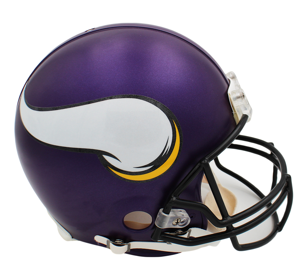 Adrian Peterson Signed Minnesota Viking VSR4 Authentic NFL Helmet - Image 2