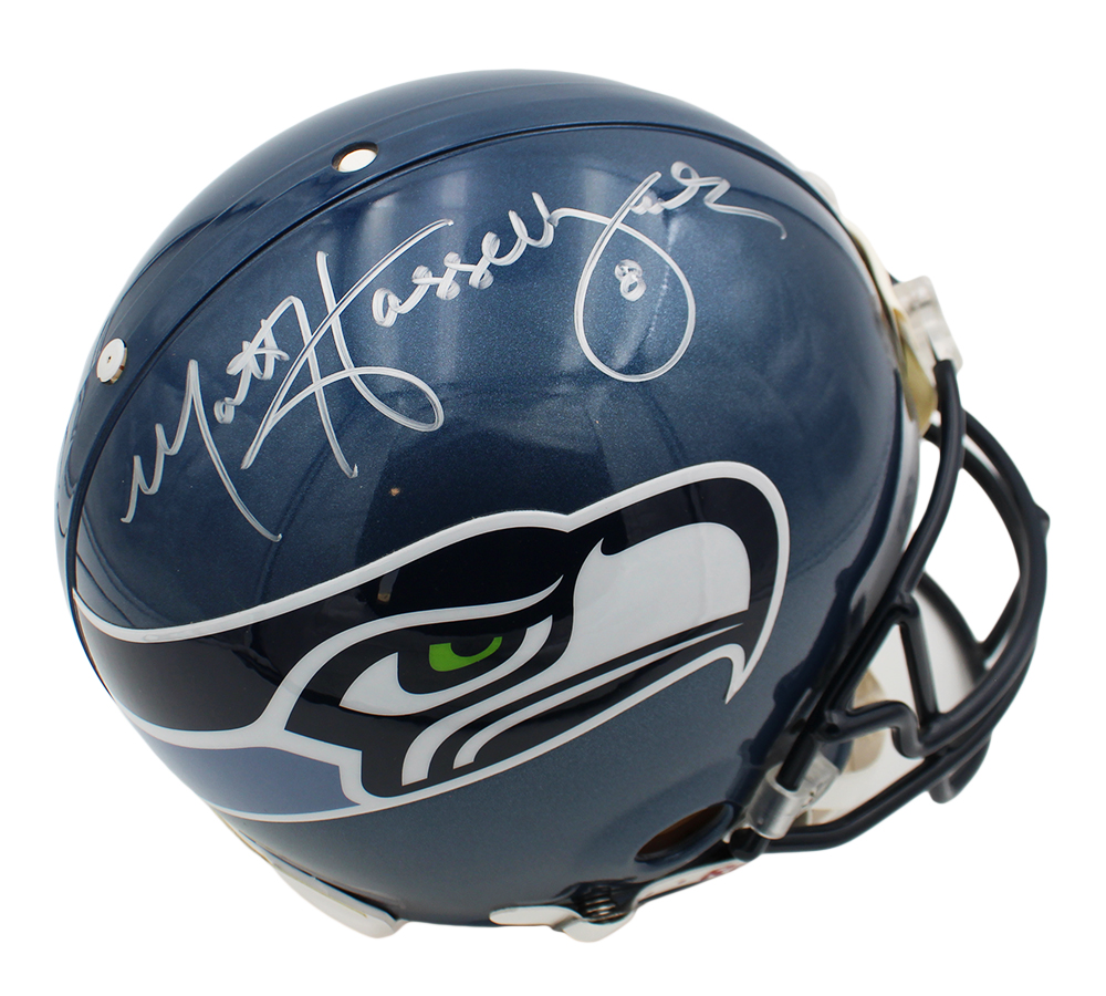 Matt Hasselbeck Signed Seattle Seahawks VSR4 Authentic NFL Helmet