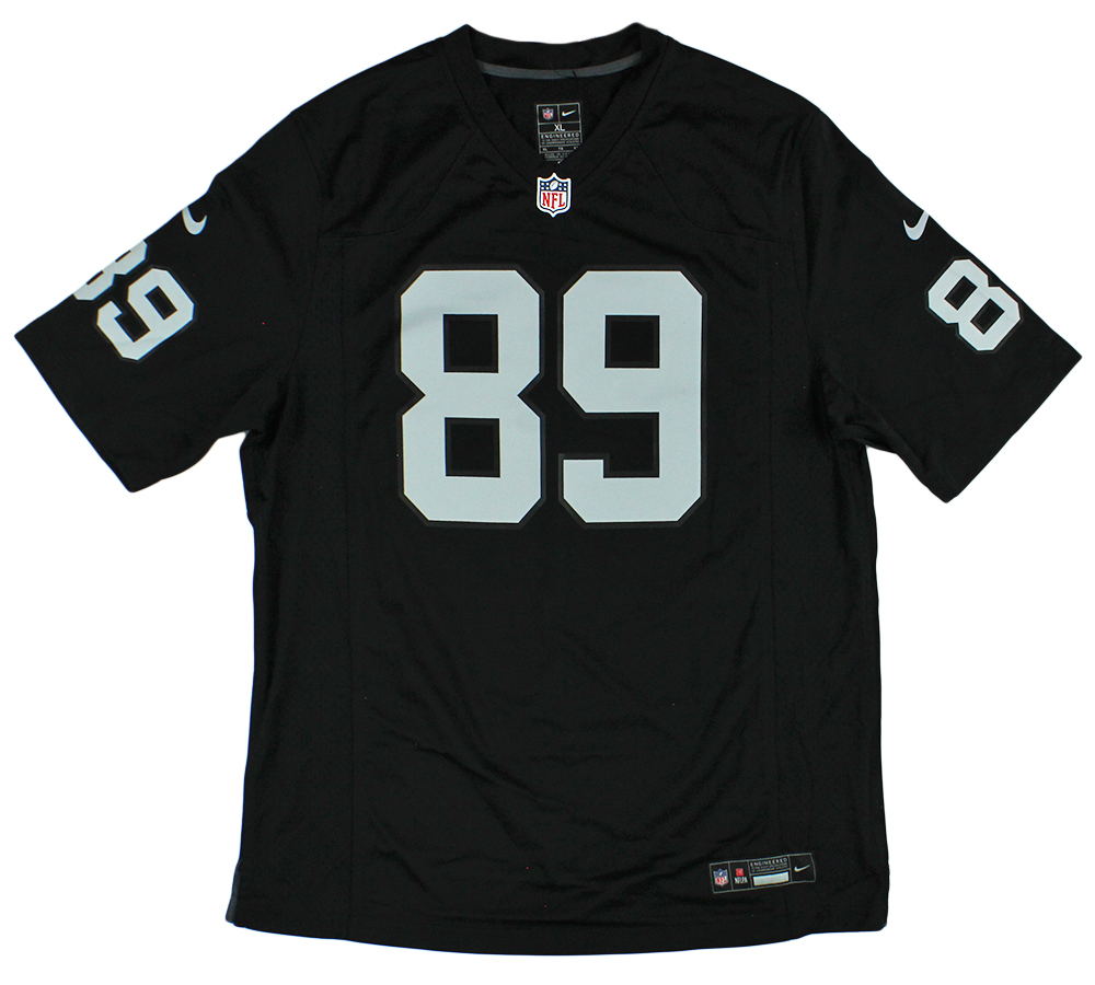 Brock Bowers Signed Las Vegas Raiders Nike Game Black Jersey - Image 3