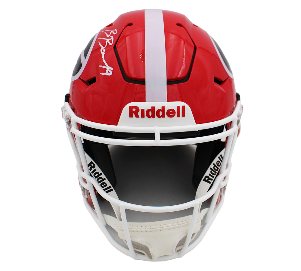 Brock Bowers Signed Georgia Bulldogs Speed Flex Authentic NFL Helmet - Image 3