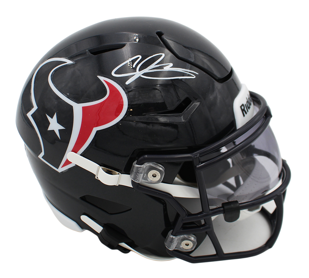 Andre Johnson Signed Houston Texans Speed Flex Mid-Size NFL Midi Helmet