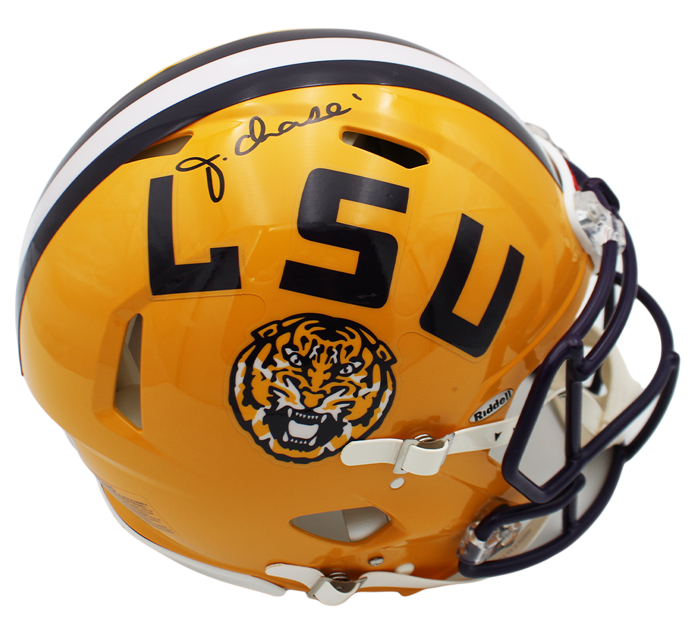 Ja'Marr Chase Signed LSU Tigers Speed Authentic Yellow NCAA Helmet