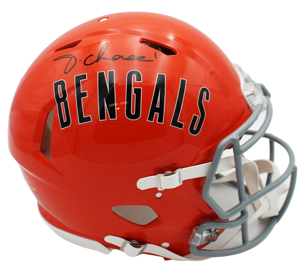 Ja'Marr Chase Signed Cincinnati Bengals Speed Authentic Throwback 68-79 NFL Helmet
