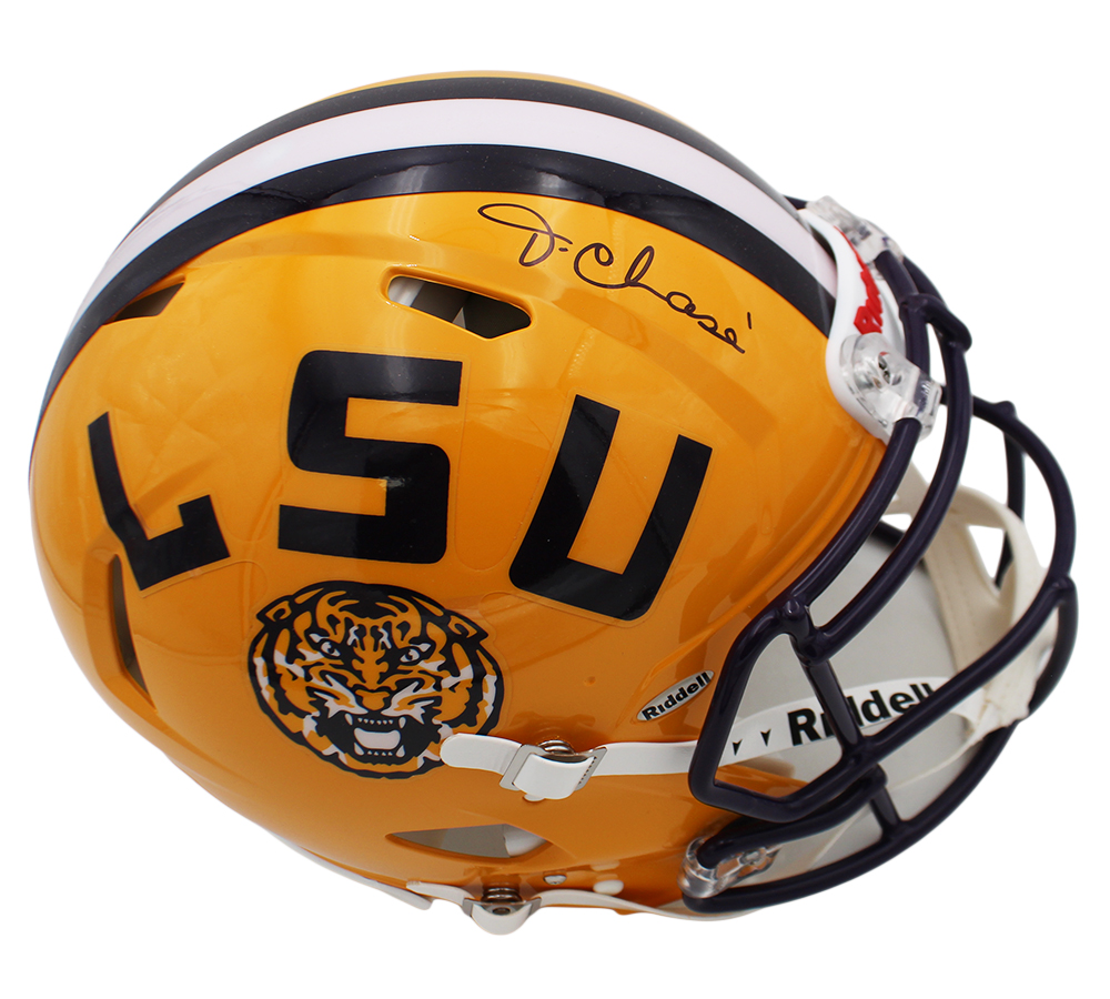 Ja'Marr Chase Signed LSU Tigers Speed Authentic Yellow NCAA Helmet
