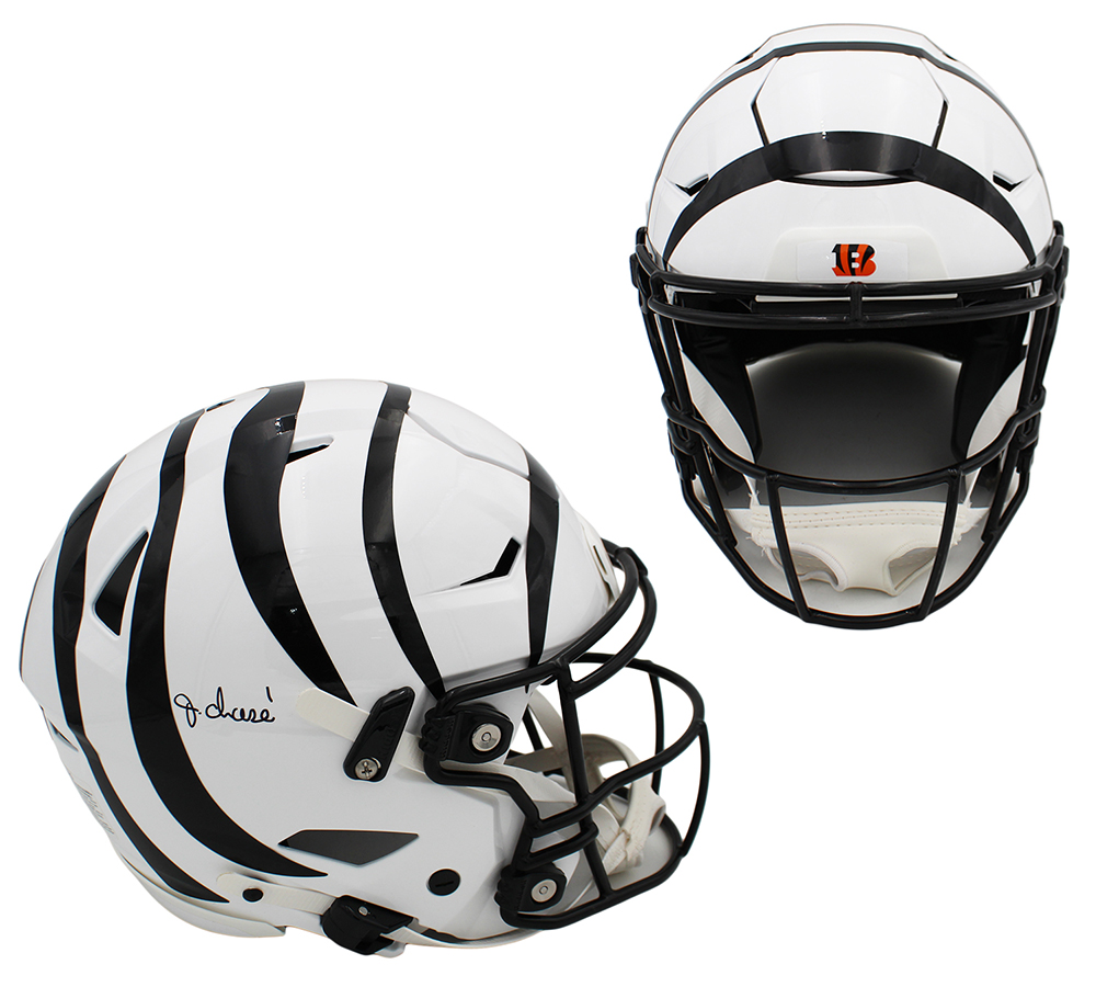 Ja'Marr Chase Signed Cincinnati Bengals Speed Flex Authentic Alternate NFL Helmet