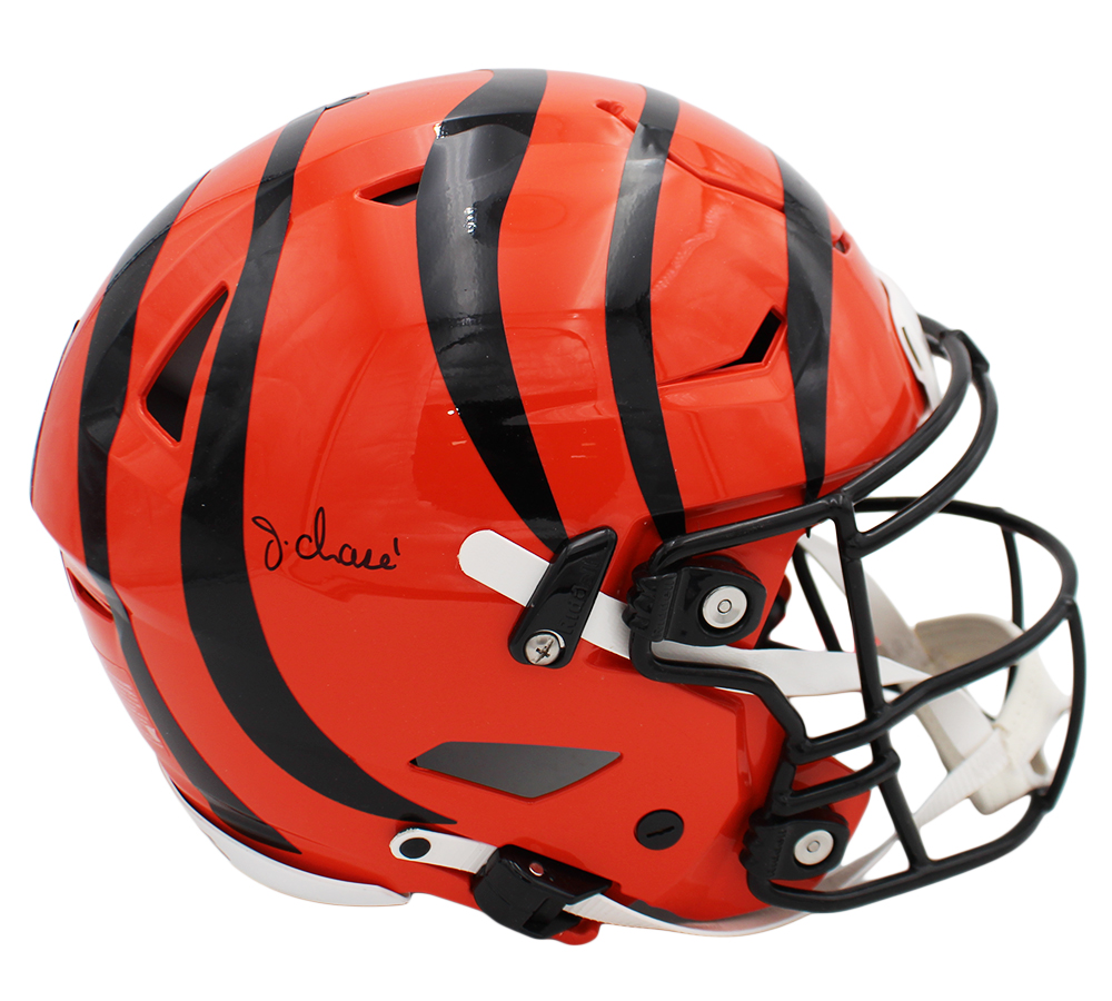 Ja'Marr Chase Signed Cincinnati Bengals Speed Flex Authentic NFL Helmet - Image 2