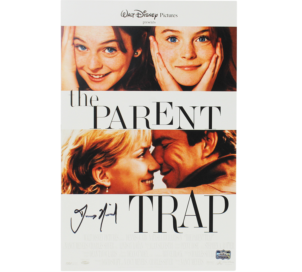 Dennis Quaid Signed Parent Trap Unframed 11x17 Movie Poster
