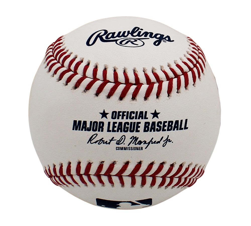 Dennis Quaid Signed Rawlings Official Major League MLB Baseball - Image 2