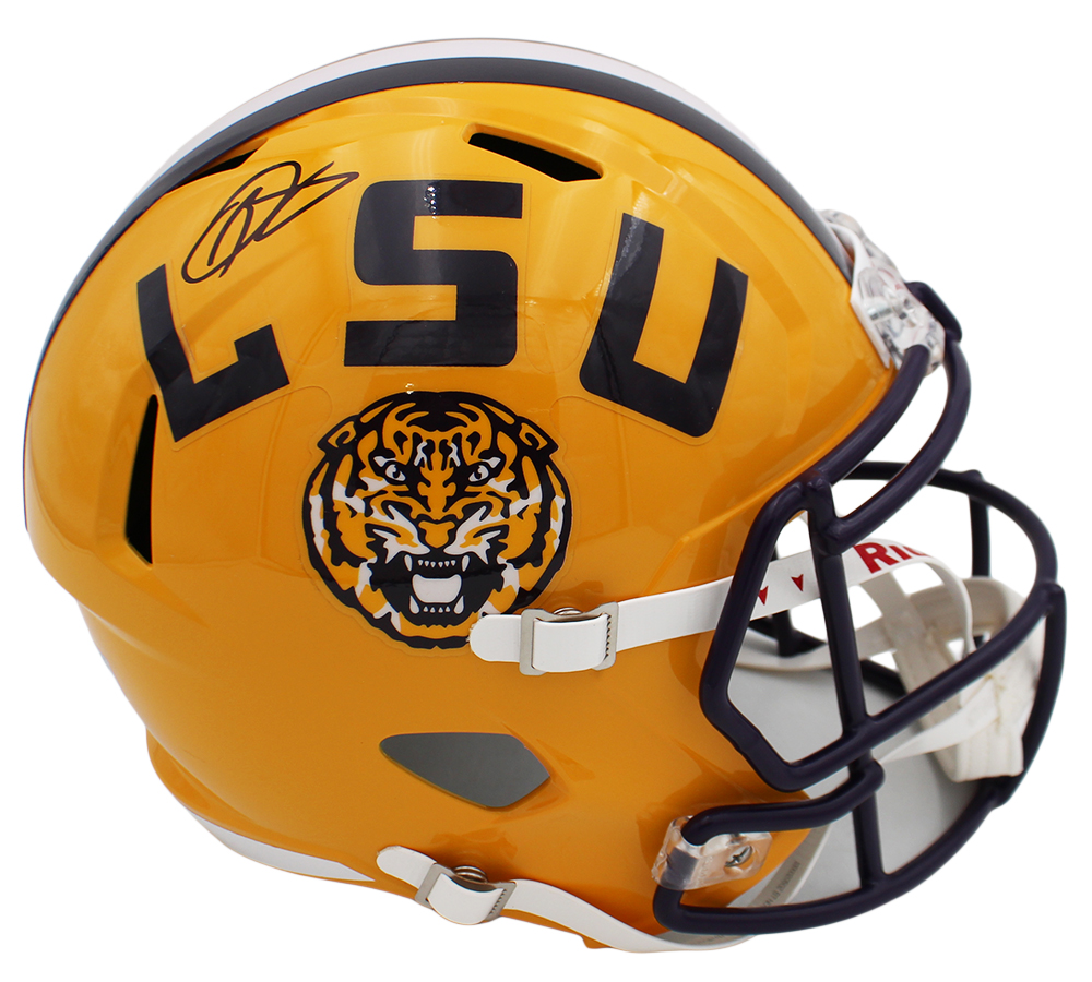Odell Beckham Jr. Signed LSU Tigers Speed Full Size NCAA Helmet - Image 2