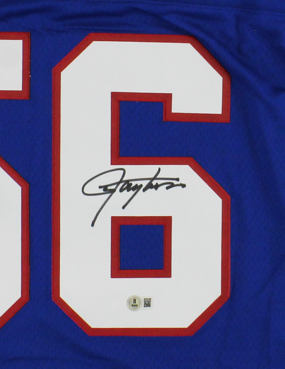 Lawrence Taylor Signed New York Giants Mitchell & Ness 1986 Legacy Royal Blue Jersey - Image 2