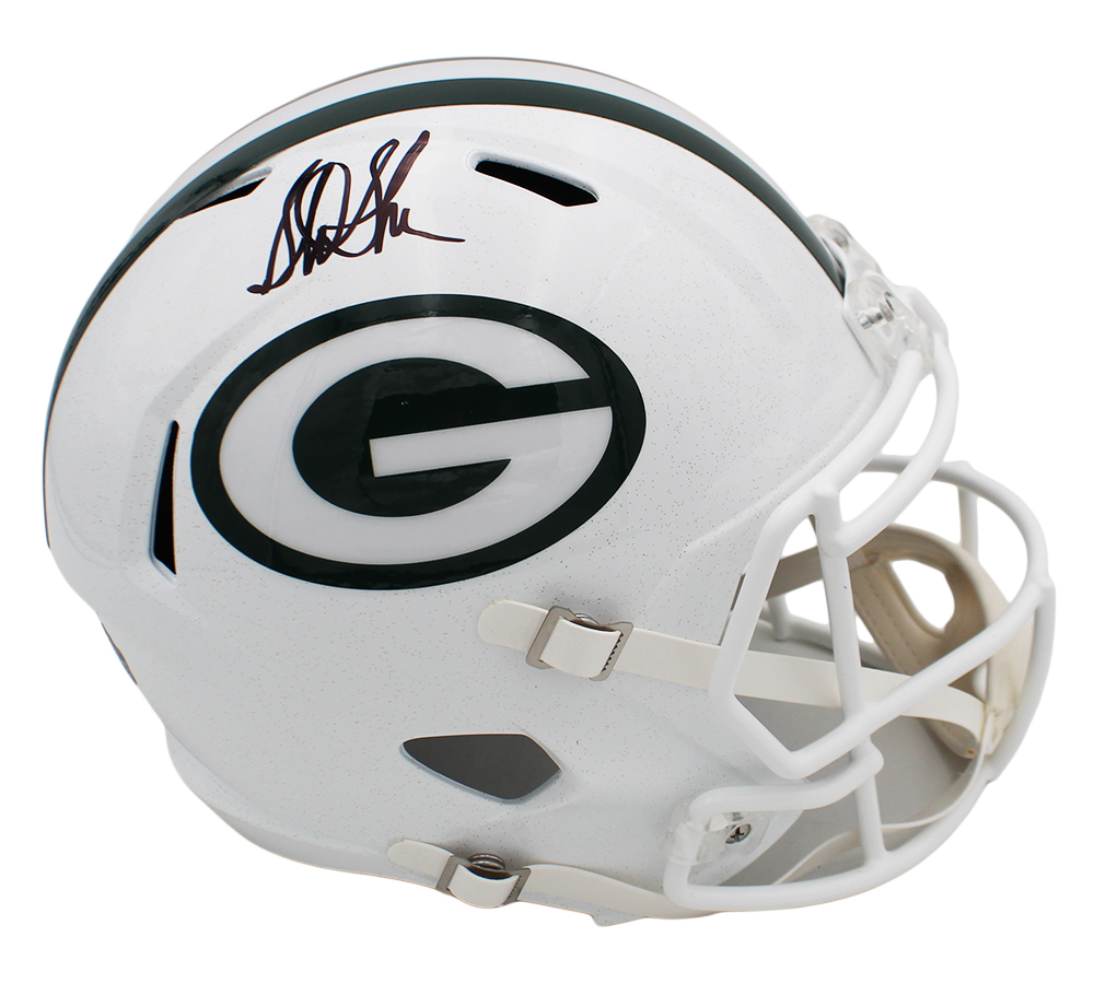 Sterling Sharpe Signed Green Bay Packers Speed Full Size Alternate 2024 NFL Helmet - Image 2