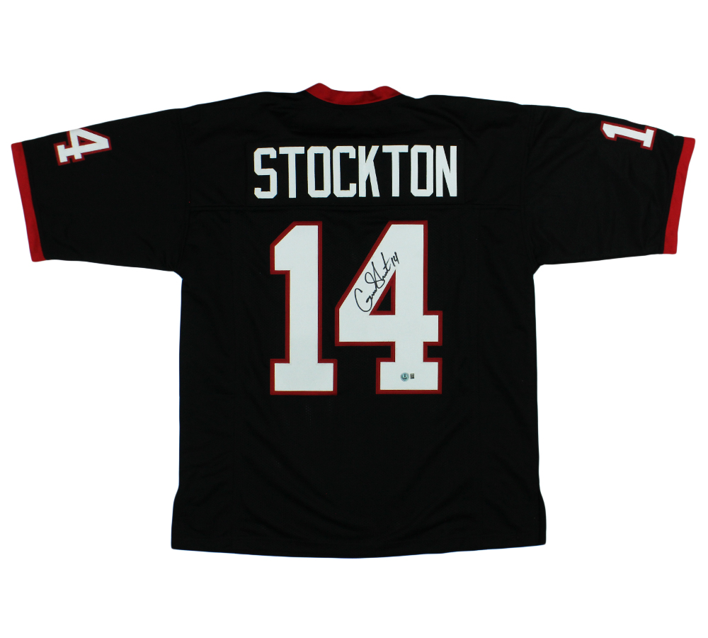 Gunner Stockton Signed UGA Custom Black Jersey