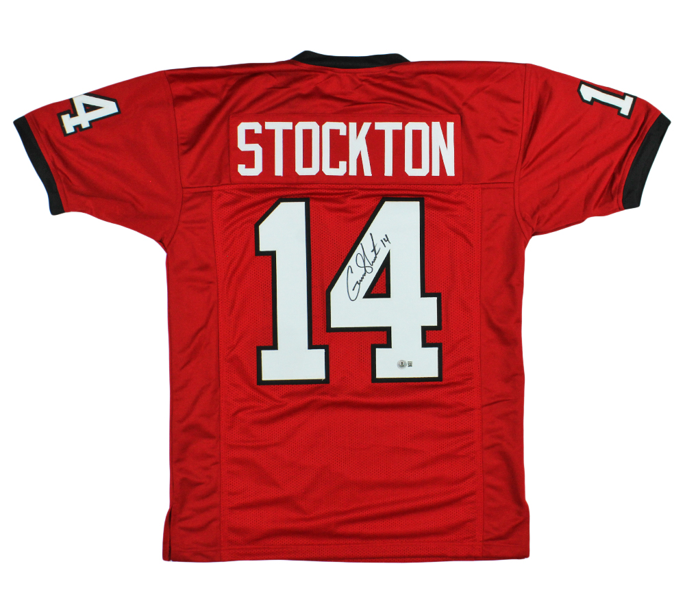 Gunner Stockton Signed UGA Custom Red Jersey